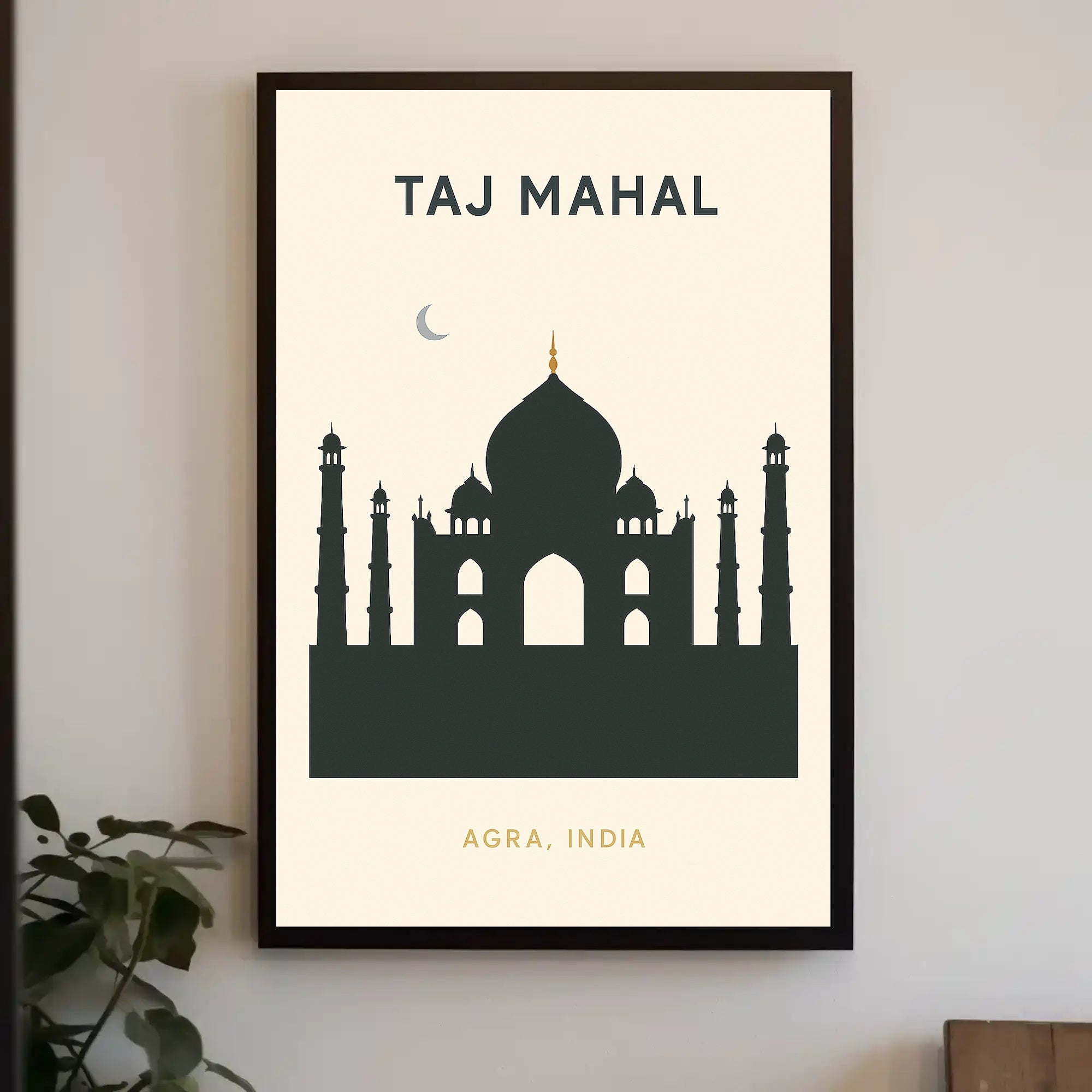 Taj Mahal Agra, India Poster PosterGoat
