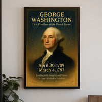 George Washington First President Poster PosterGoat