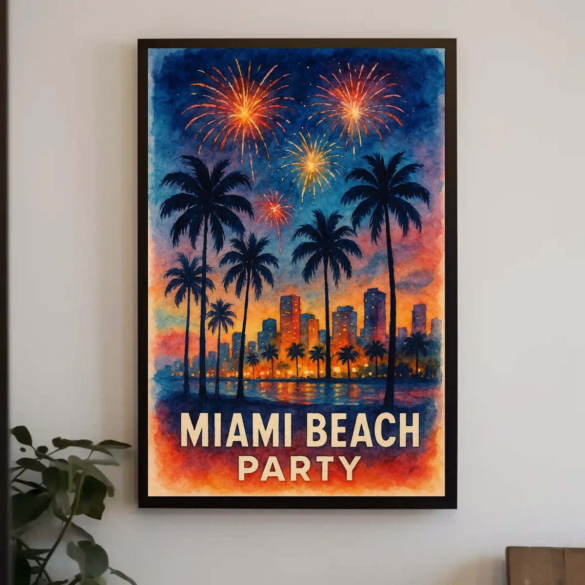 Miami Beach Celebration Poster