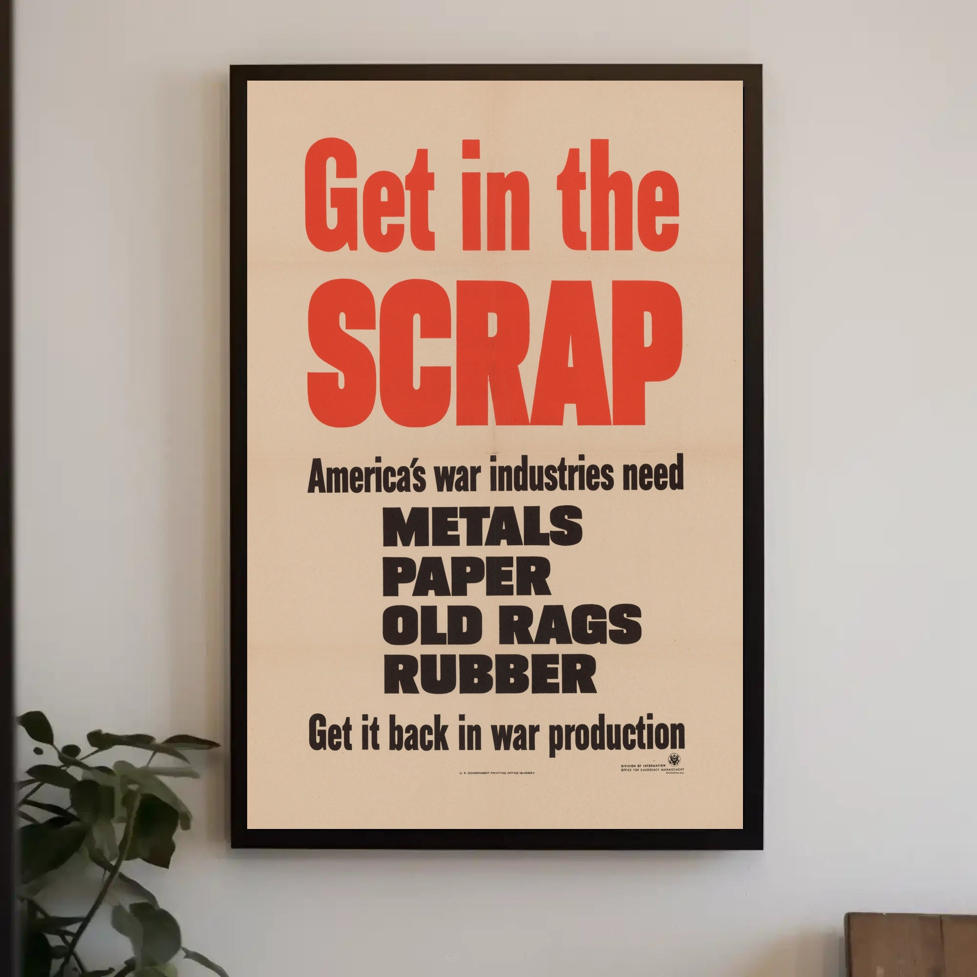 Get in the Scrap Poster PosterGoat