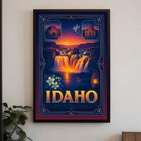 Idaho A Scenic Tribute Poster