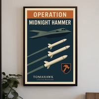 Operation Midnight Hammer Military Propaganda Poster PosterGoat