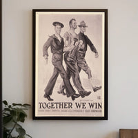 World War I Maritime Unity Propaganda Poster