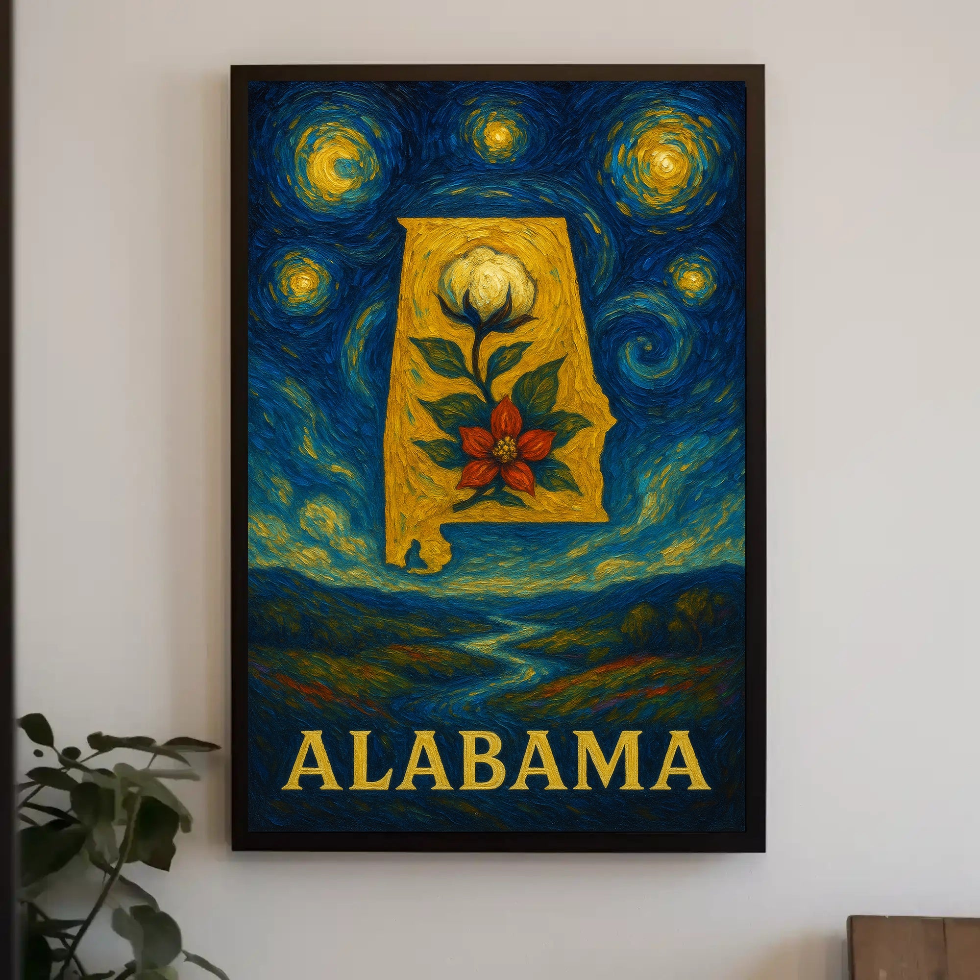 Alabama's Artful Heritage: Vibrant Cultural or Heritage Poster