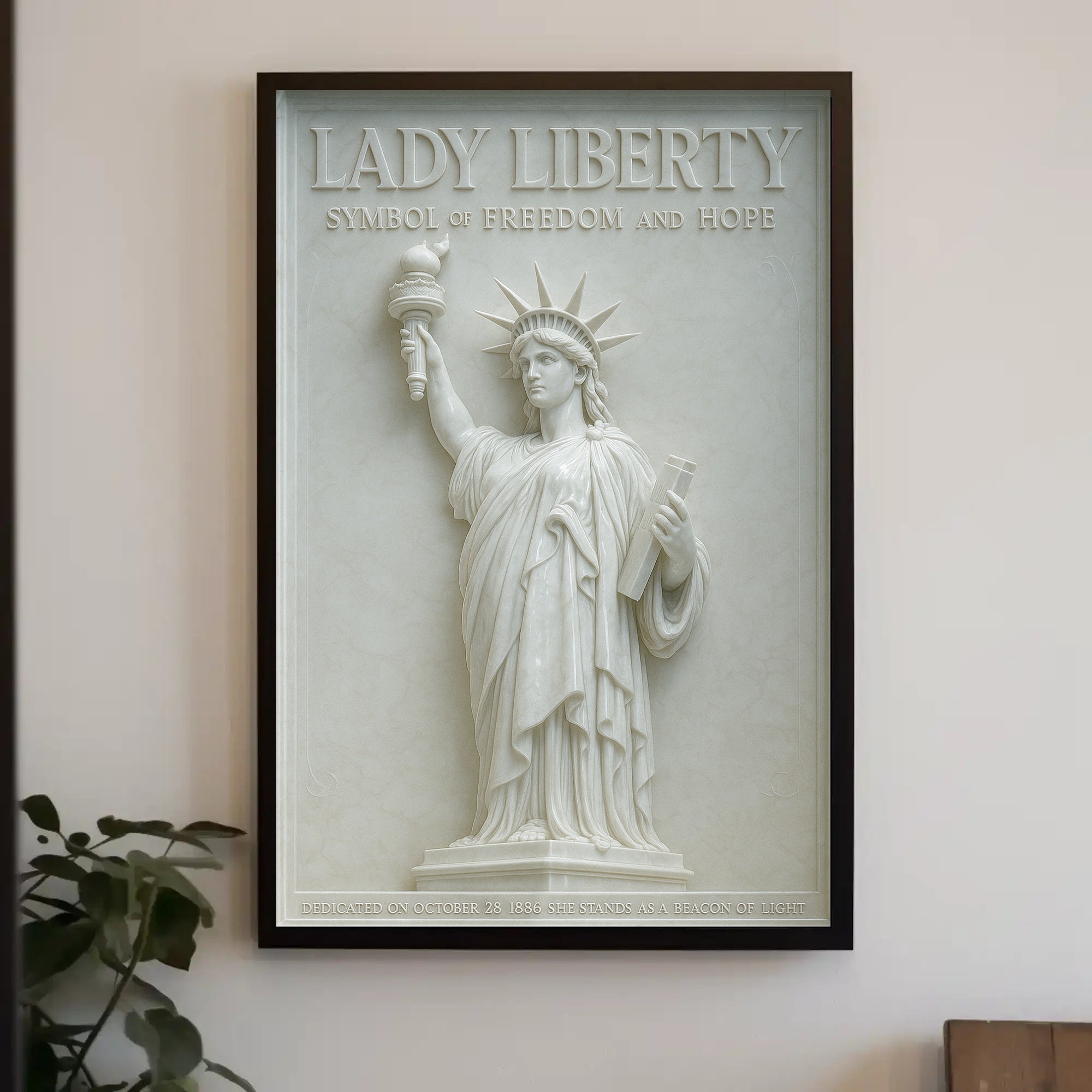 Lady Liberty Freedom Hope Cultural Heritage Poster
