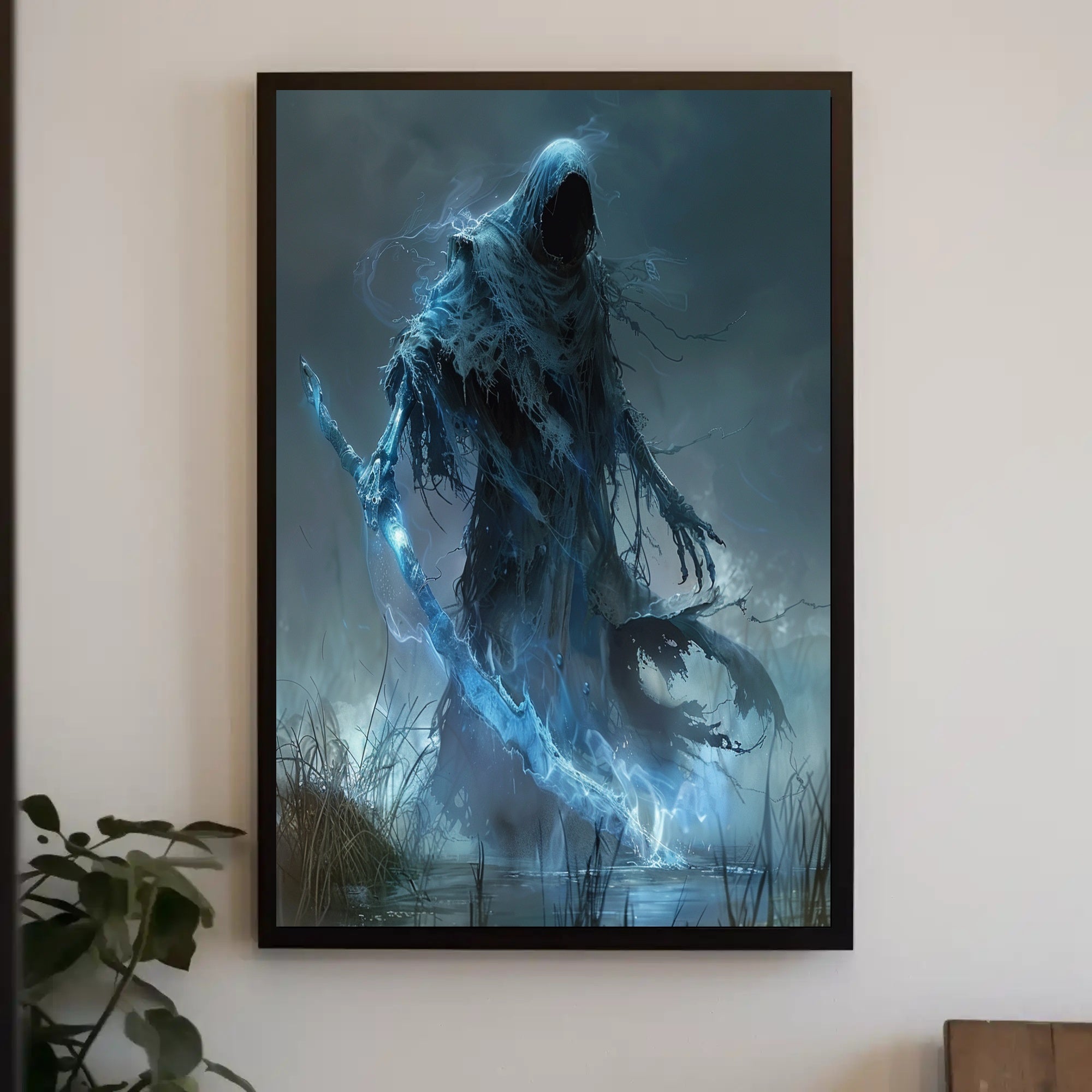 Spectral Reaper Fantasy Illustration Wall Decor Fantasy Poster PosterGoat