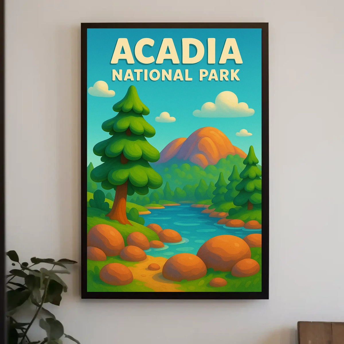 Acadia National Park Scenic Wanderlust Poster