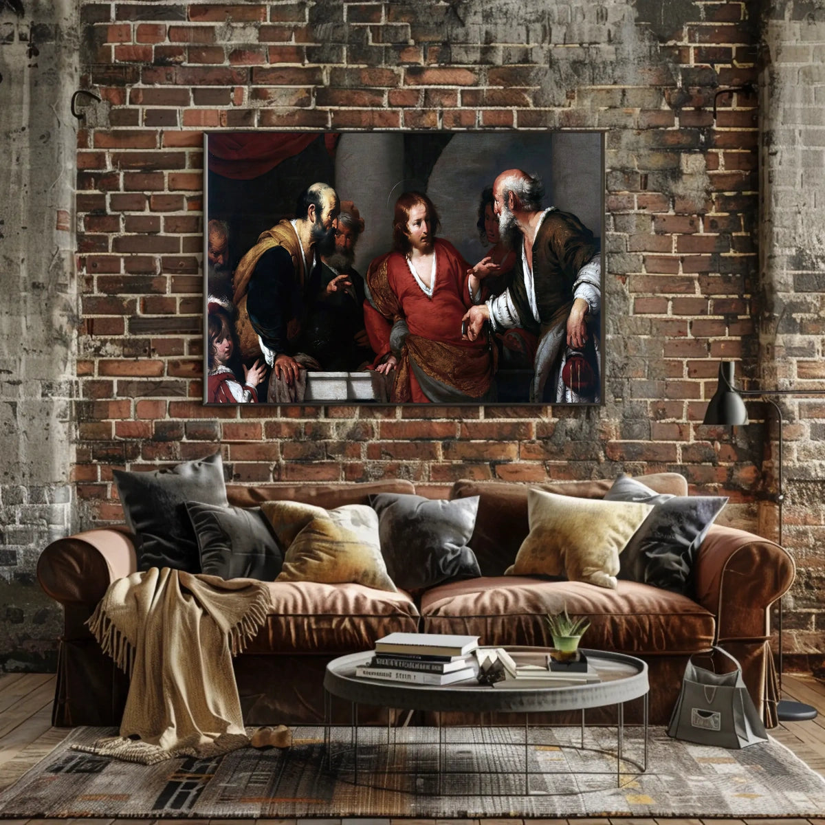 Baroque Masterpiece Scene Historical or Presidential Poster