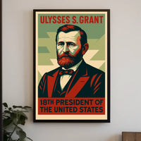 Ulysses Grant Presidential Heritage Decor Portrait Poster