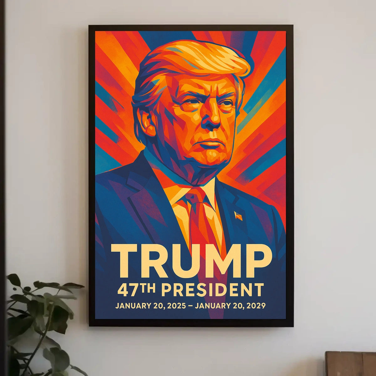 Trump 47th President Scenic Real World Landscape Art Style Decor Lovers Wanderlust Poster