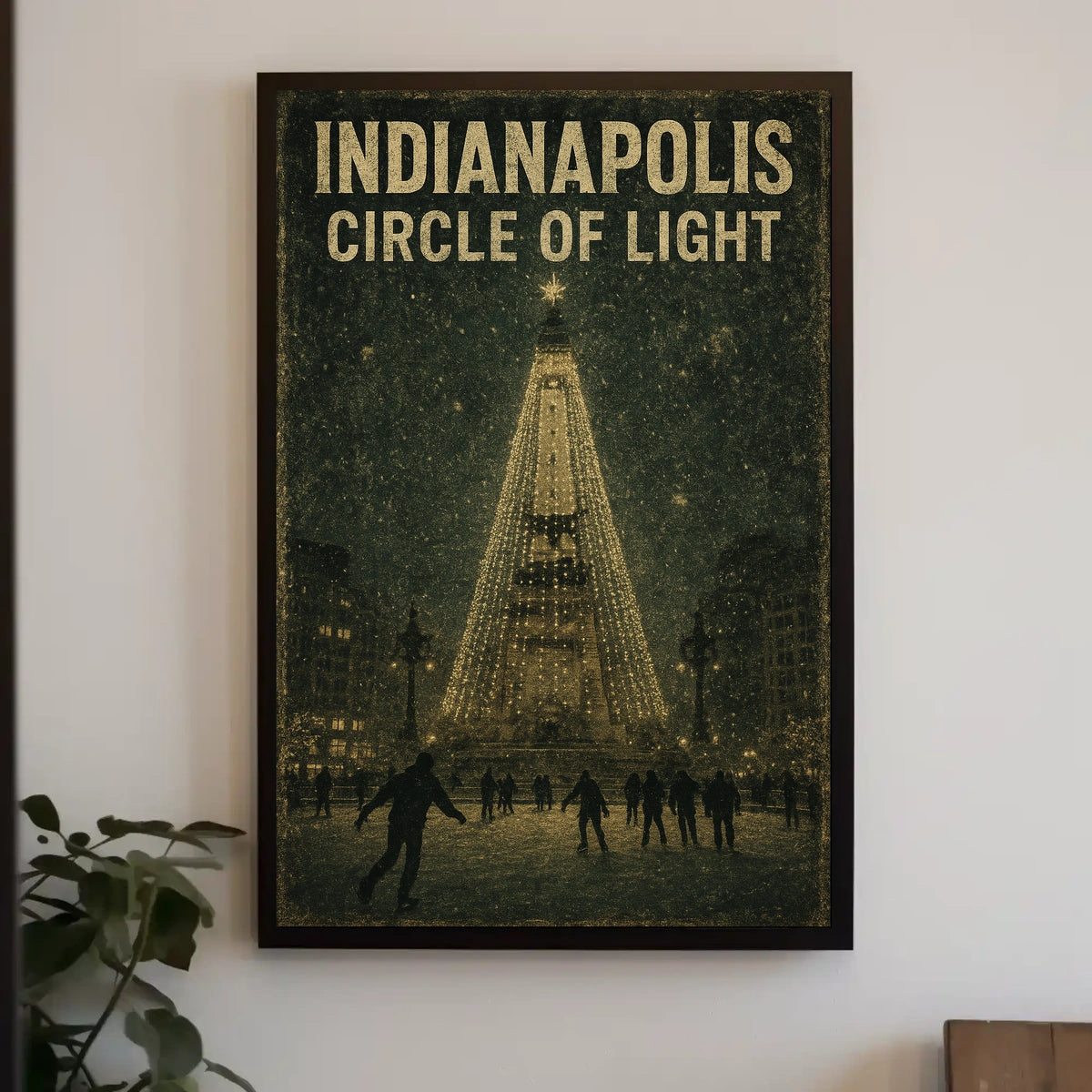 Indianapolis Circle Of Light Poster