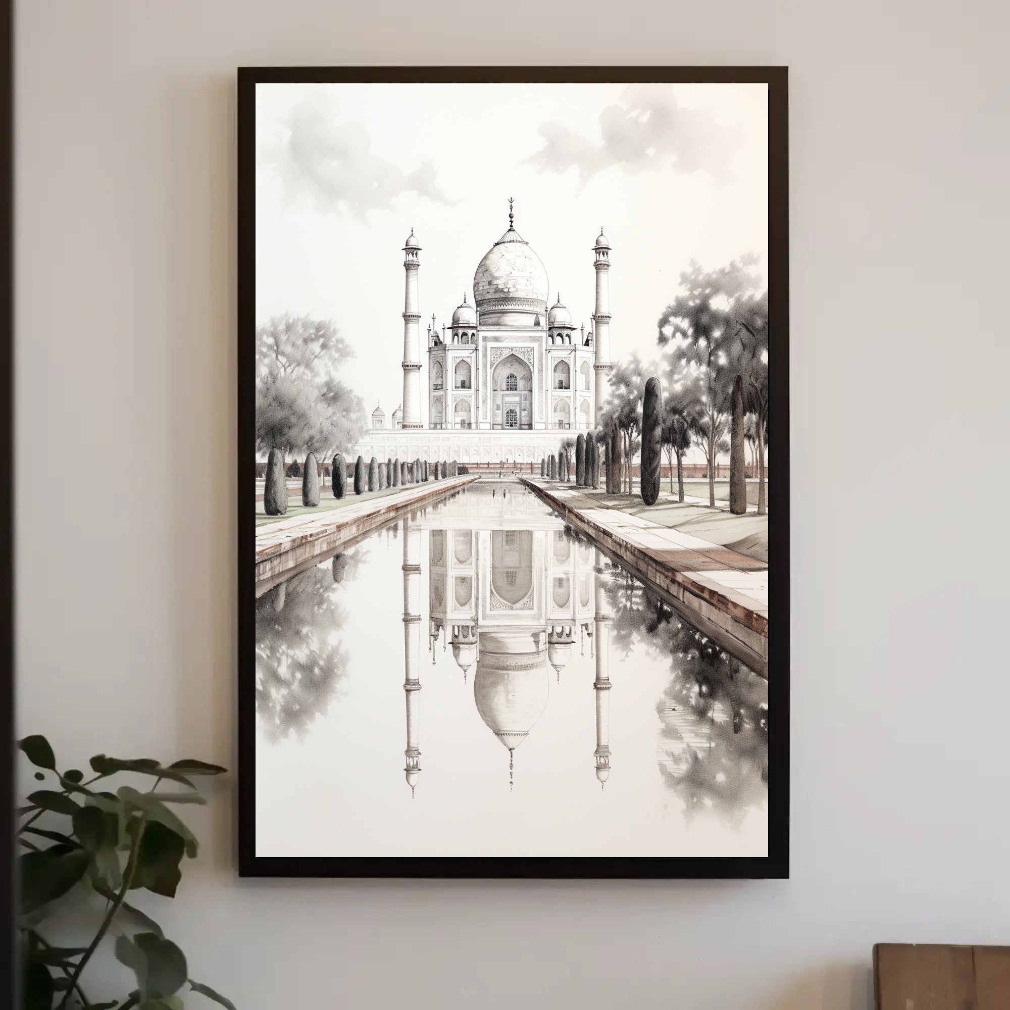Timeless Beauty Of The Taj Mahal Poster