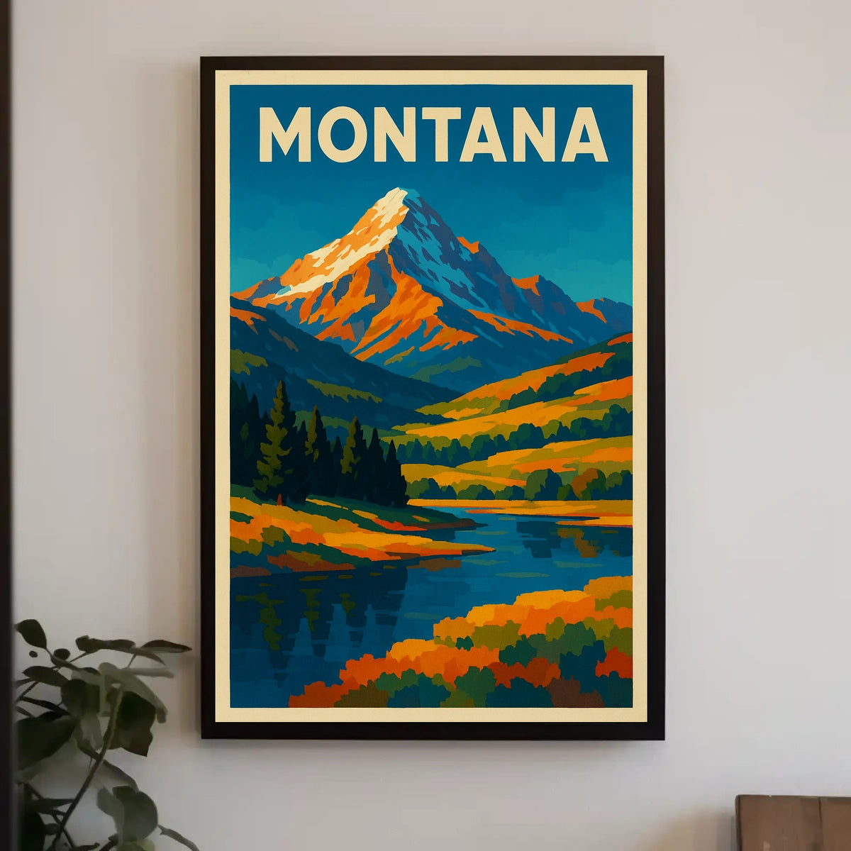 Montana Landscape Poster