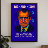 Richard Nixon 37th President Poster