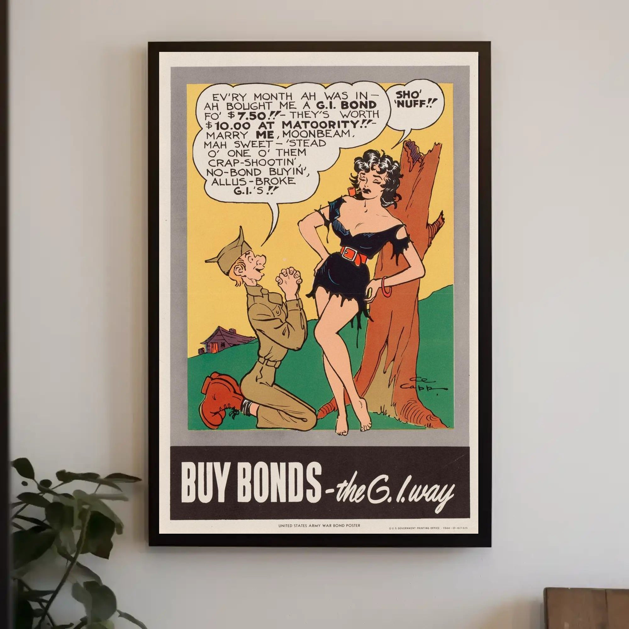 G.I. Bond Proposal Poster PosterGoat