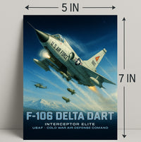 F-106 Delta Dart Interceptor Elite Poster PosterGoat