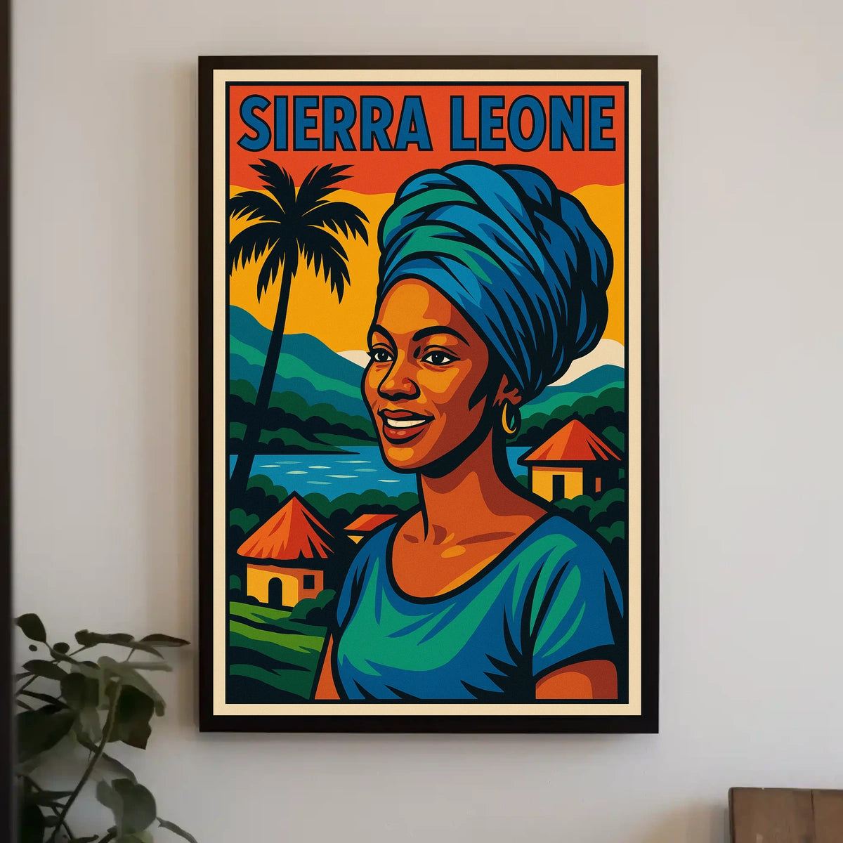 Sierra Leone Vibrant Heritage Poster
