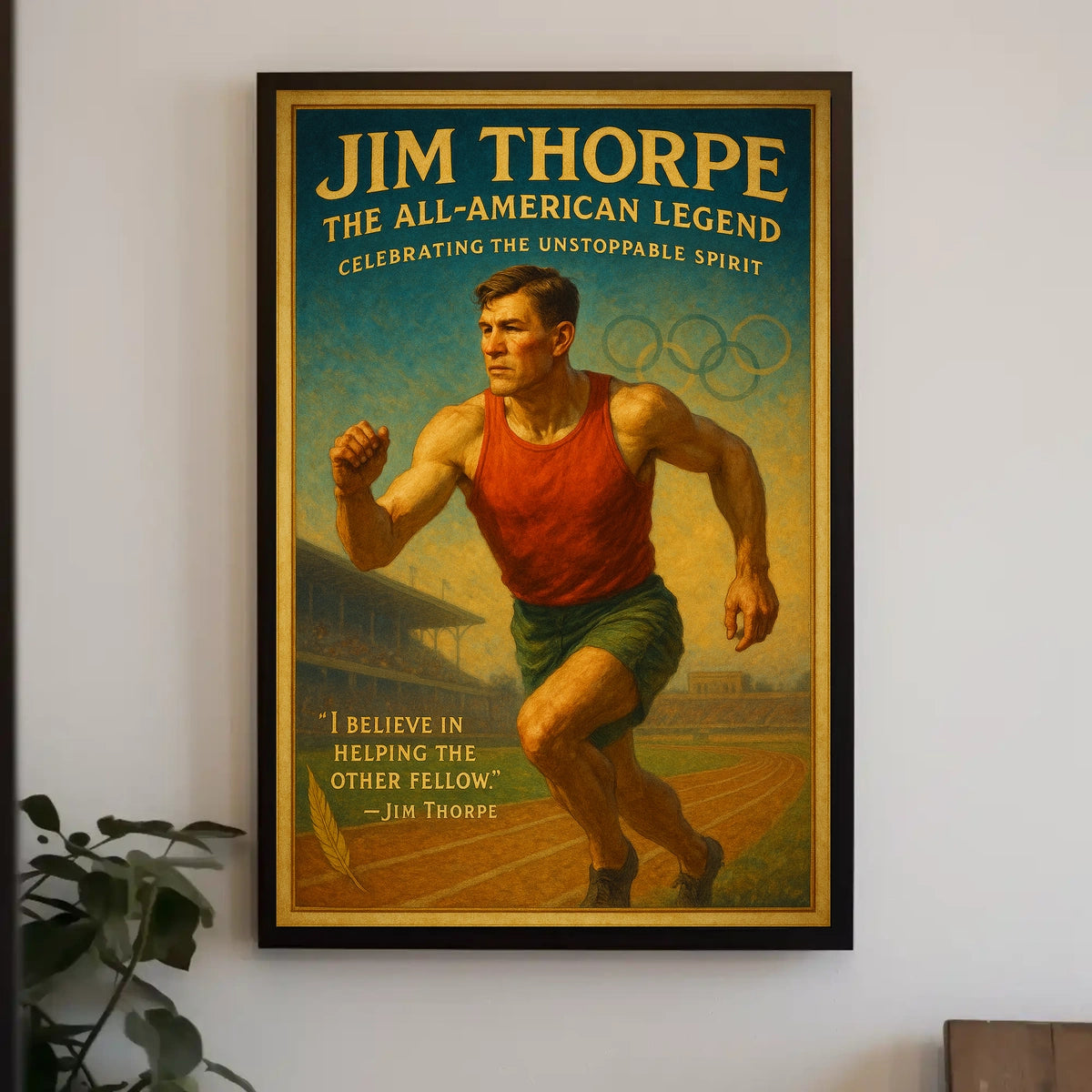 Jim Thorpe The All-American Legend Poster
