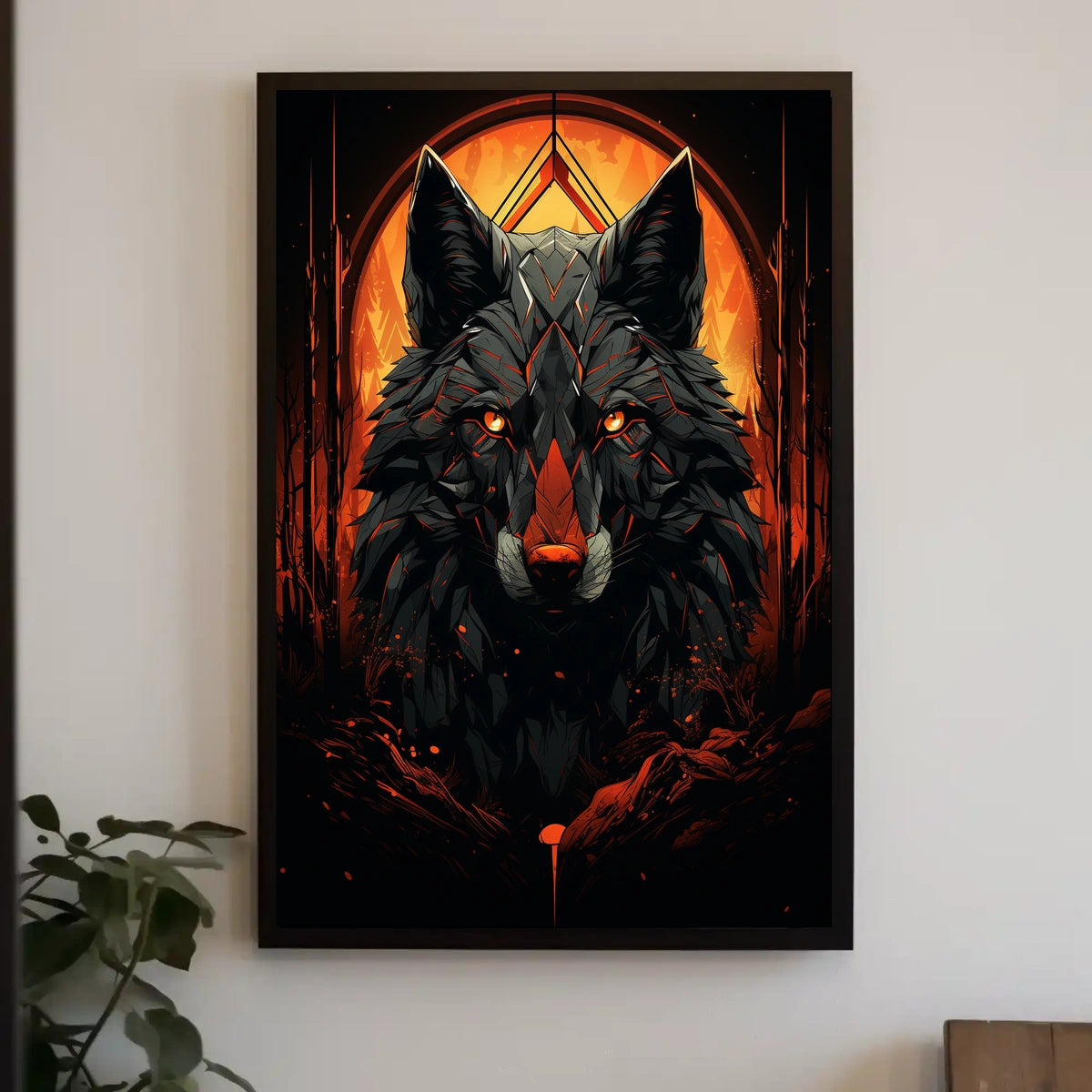 The Fiery Wolf Poster