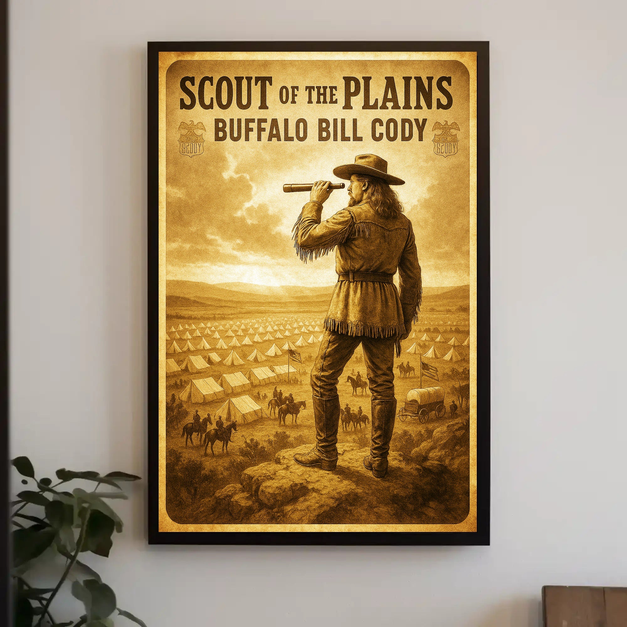 Buffalo Bill Cody Scout of the Plains Poster PosterGoat