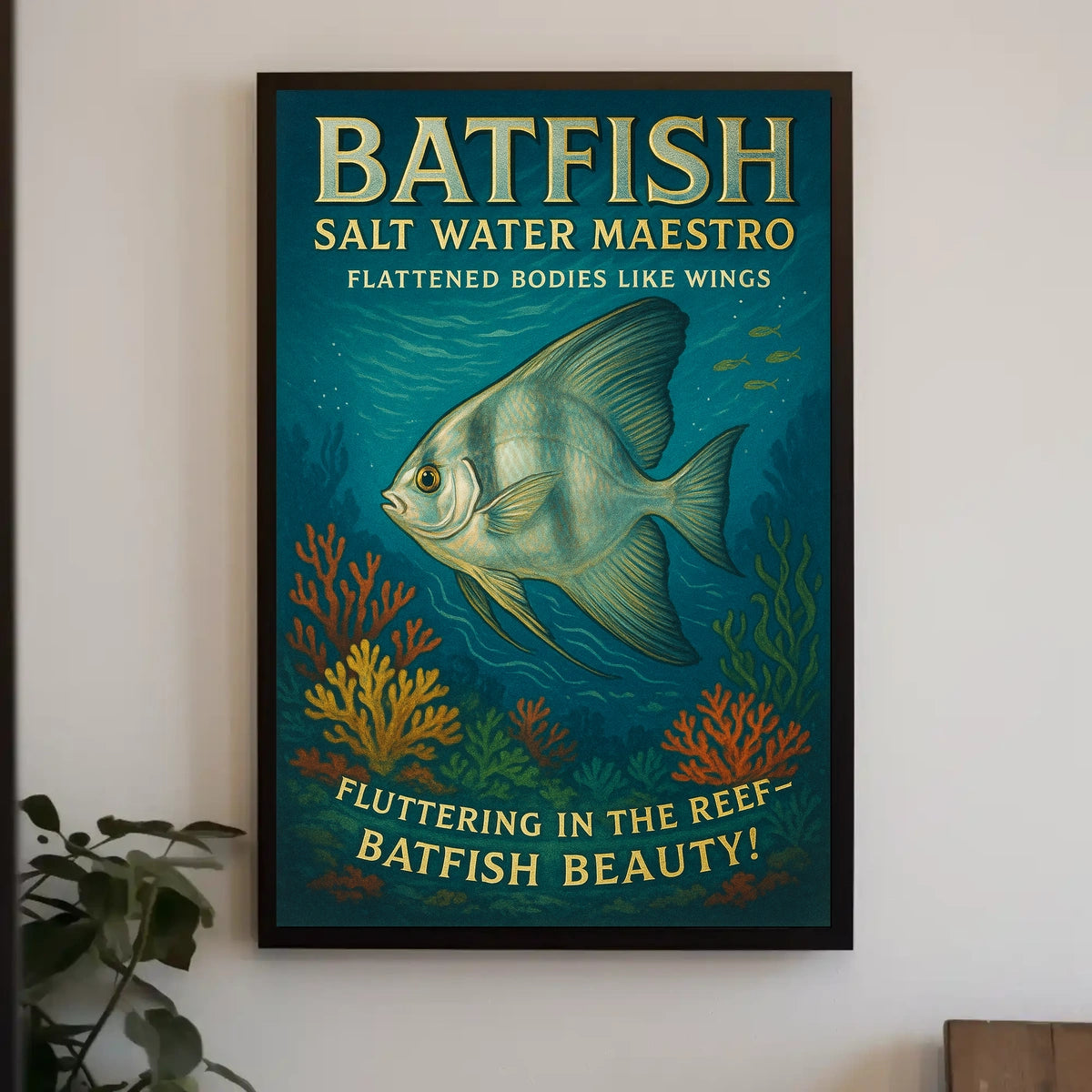 Batfish Salt Water Maestro Poster