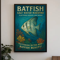 Batfish Salt Water Maestro Poster