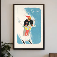 Skiing in Tyrol Poster PosterGoat