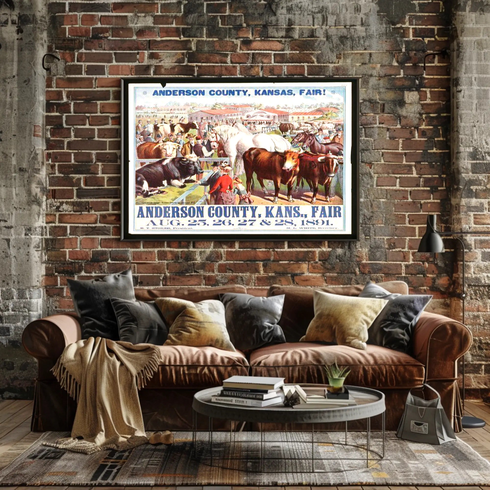 Anderson County Fair – 1891 Poster