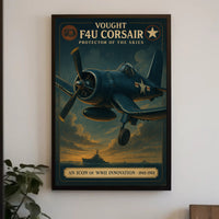 Vought F4U Corsair Poster