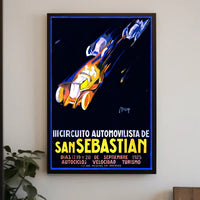 III Circuito Automovilista de San Sebastián Poster