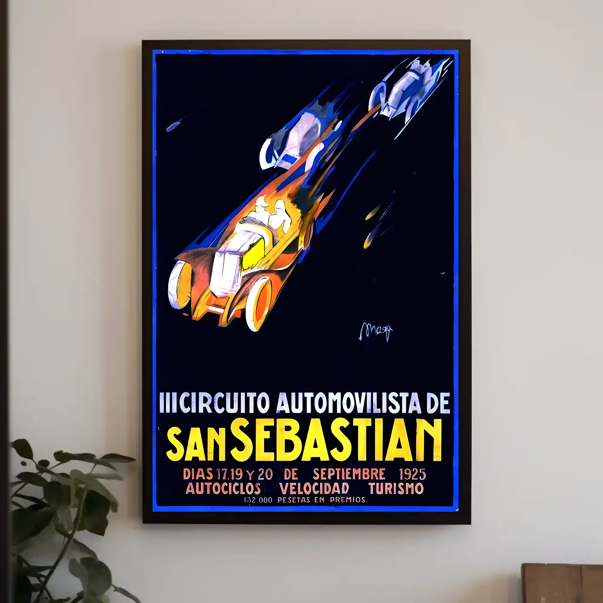 III Circuito Automovilista de San SebastiΓ‘n Poster