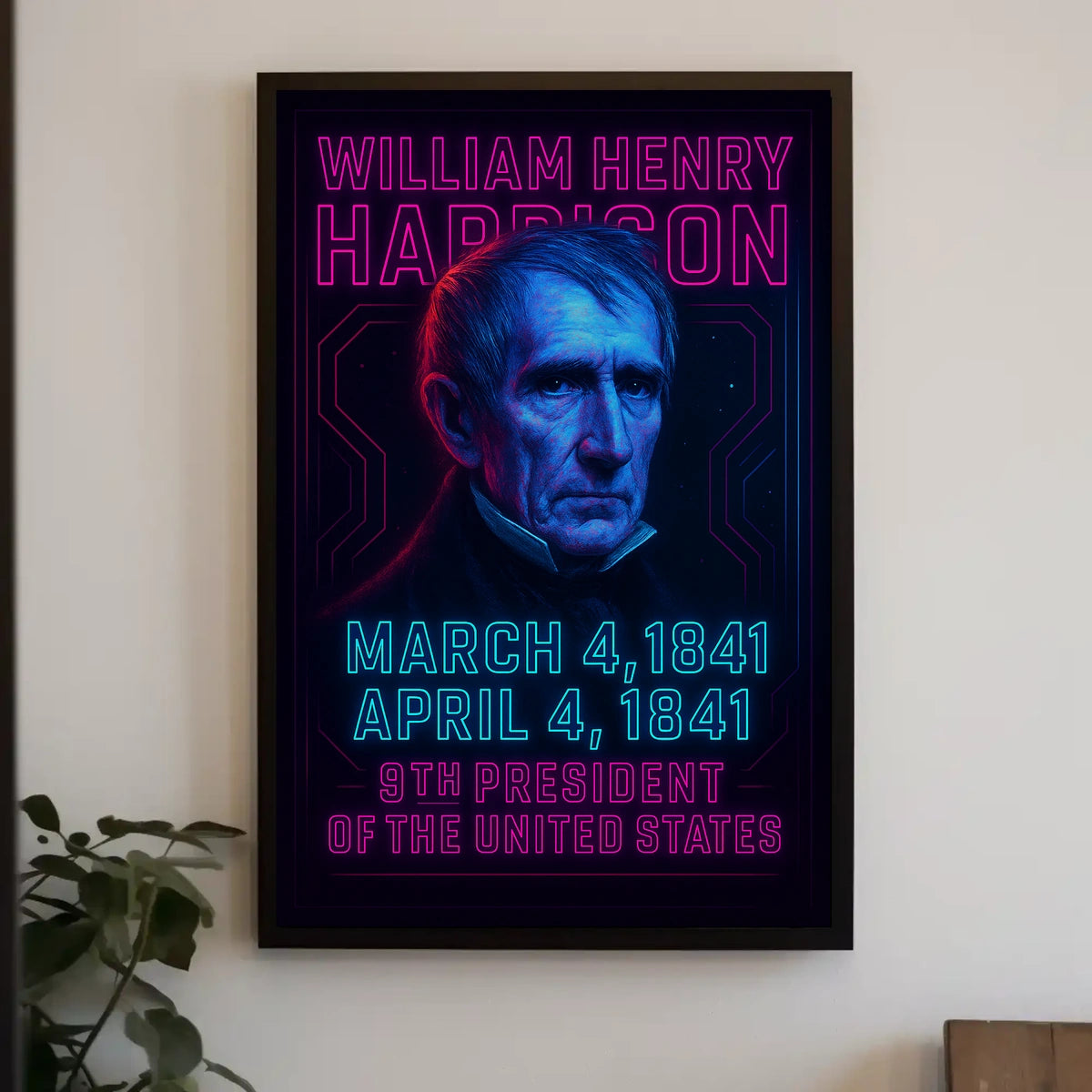 William Henry Harrison 9th President Poster