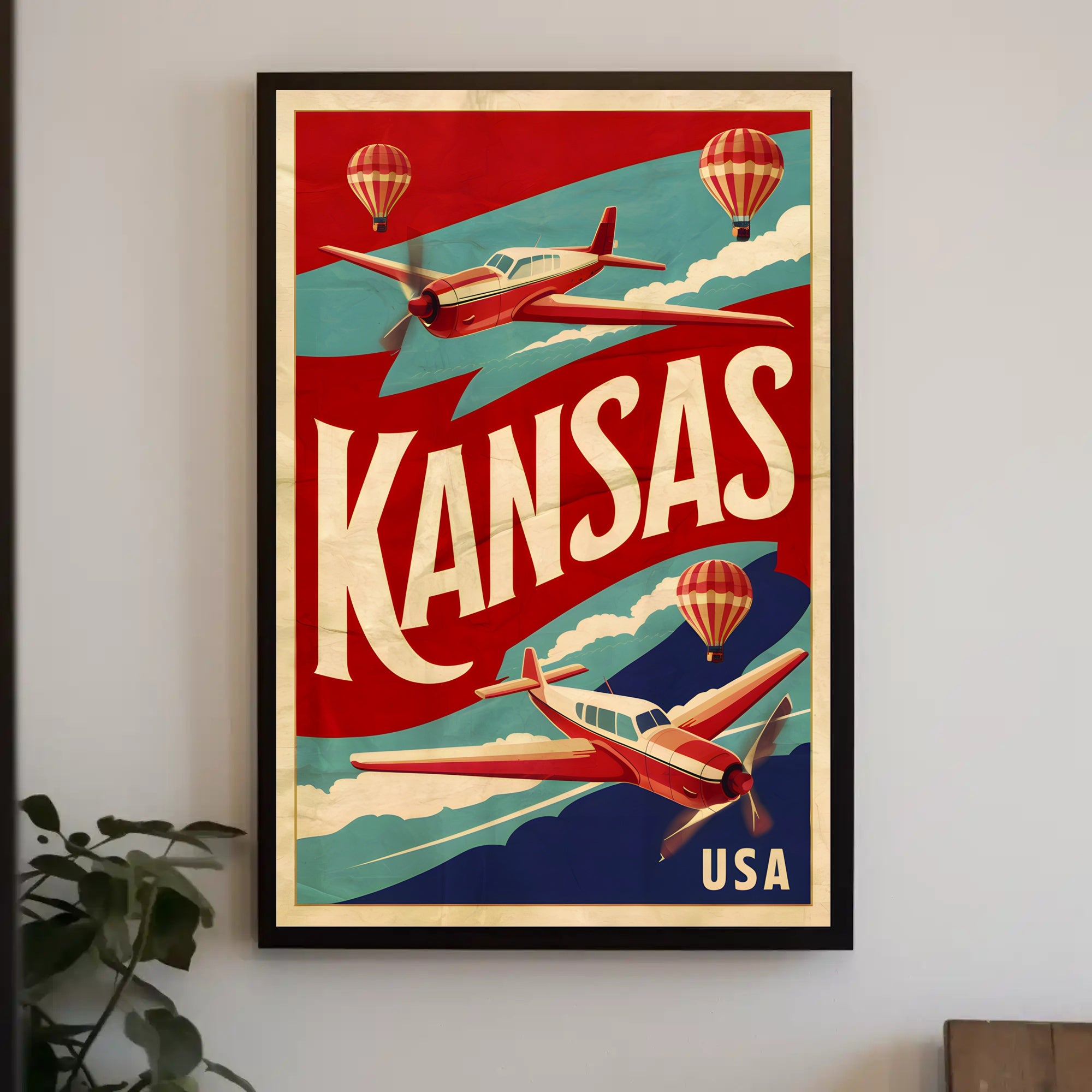 Kansas Aviation Adventure Poster