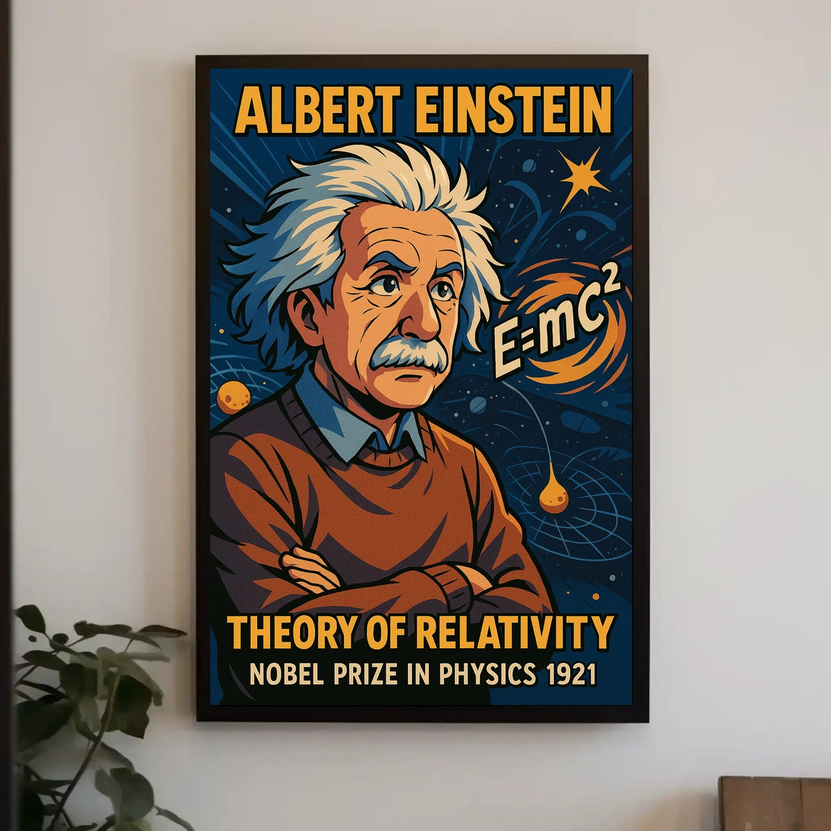 Albert Einstein Theory Of Relativity Poster