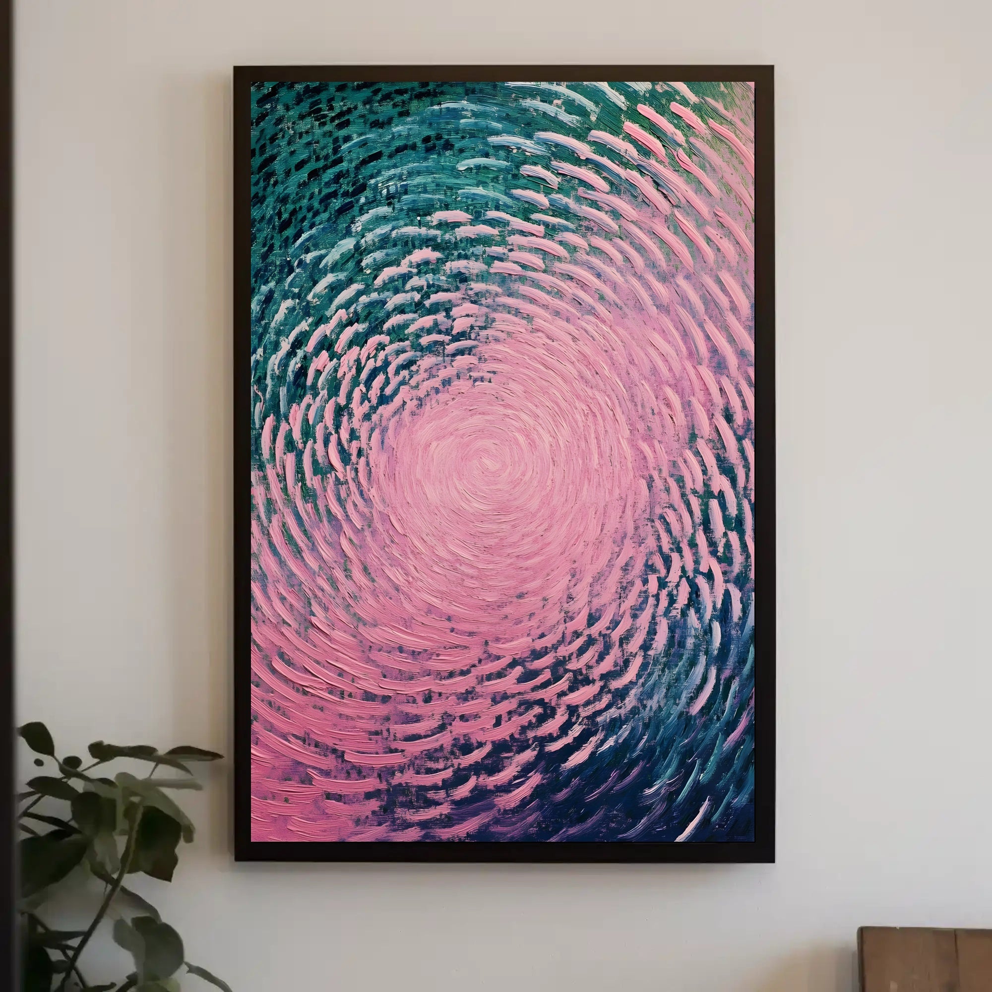 Swirling Colors Abstract Poster Art Print