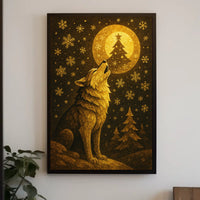 Howling at the Winter Moon Poster