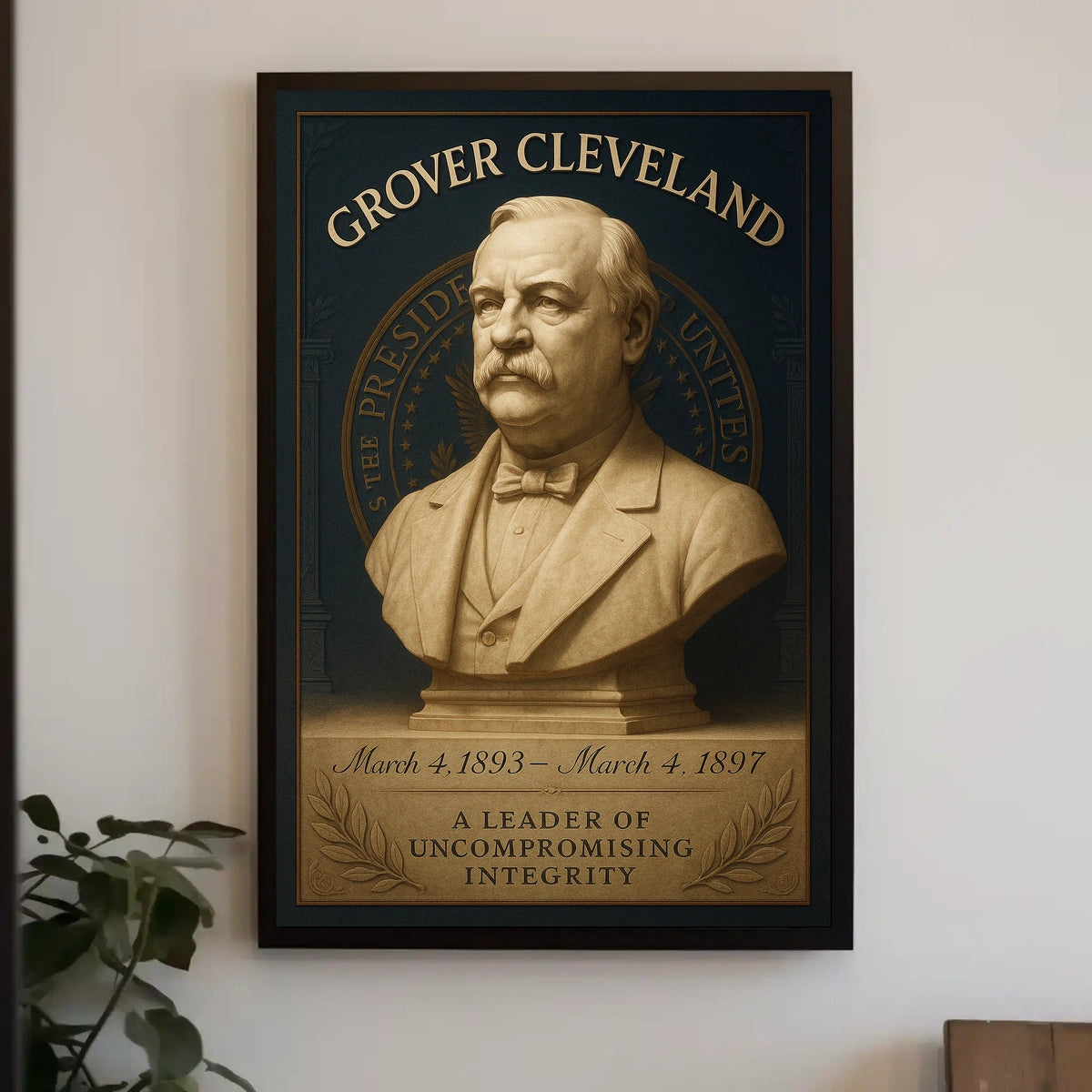 Grover Cleveland 24th President Poster