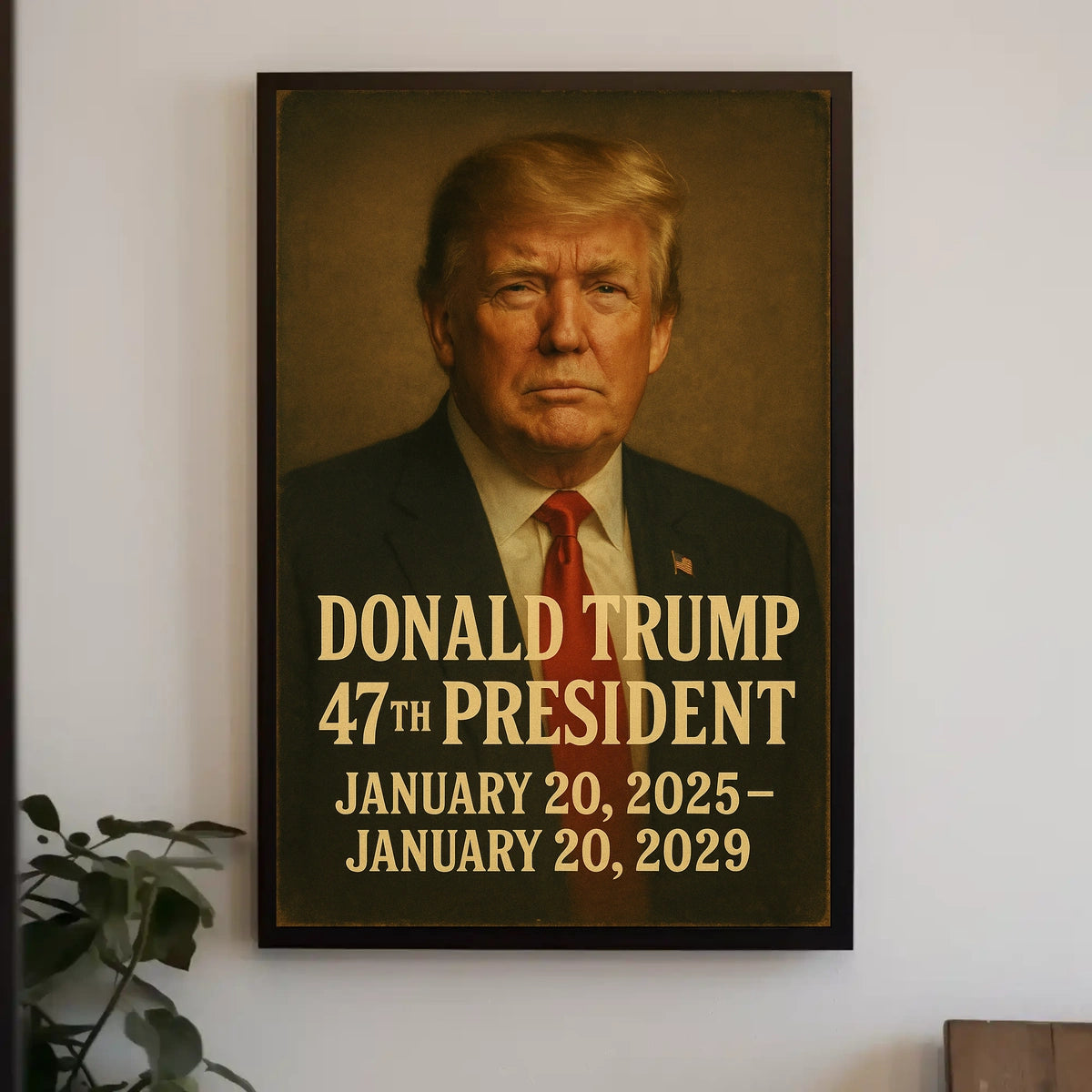Trump 47th President Scenic Collector Poster