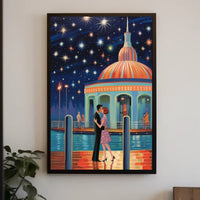 Starry Night Romance Poster