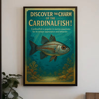 Discover the Charm of the Cardinalfish Poster