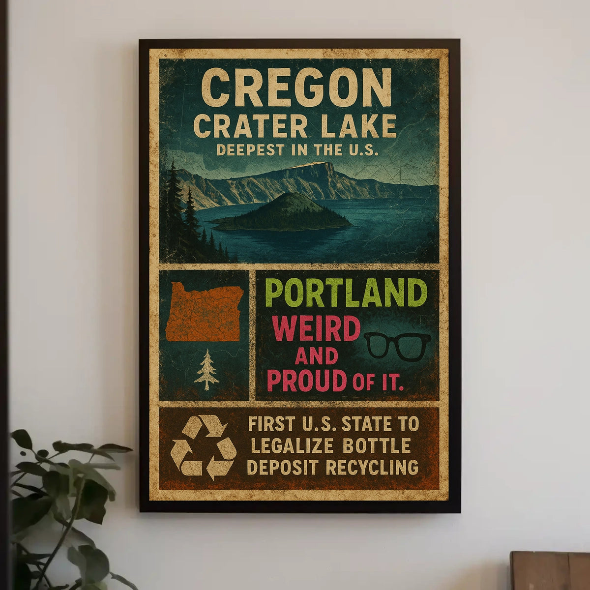 Discover Oregon Poster