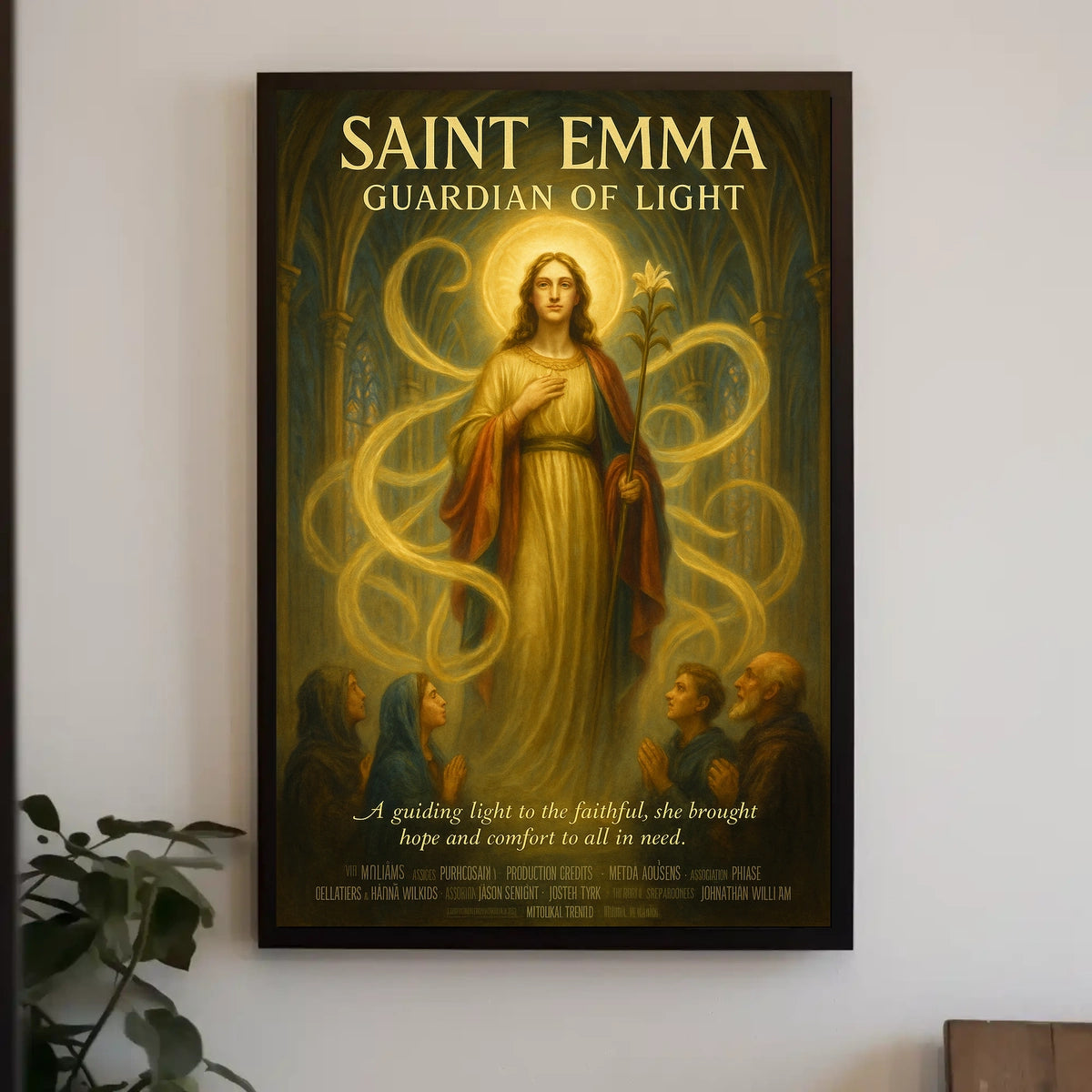 Saint Emma Guardian of Light Poster