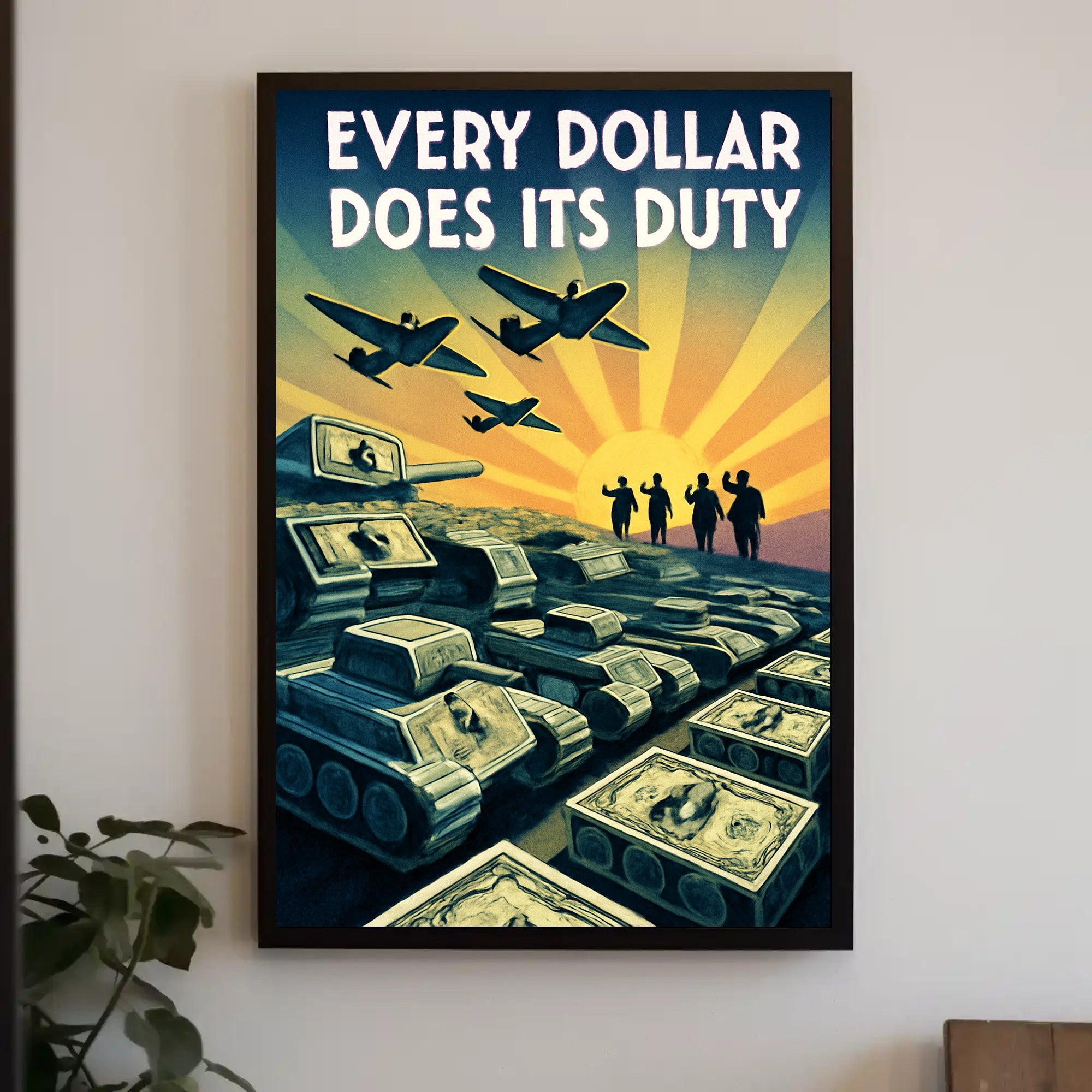 Every Dollar Does Its Duty Poster PosterGoat