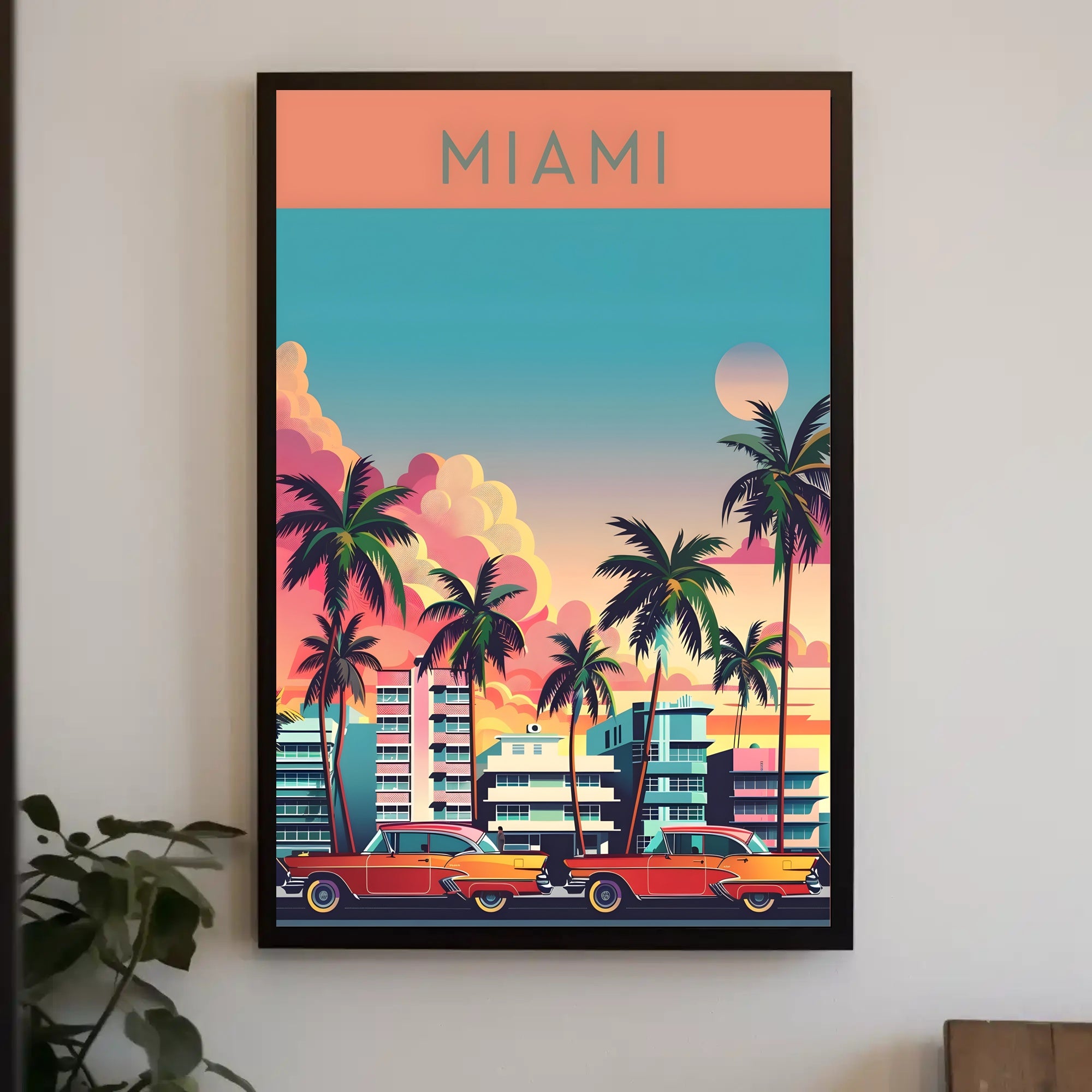 Vibrant Miami Poster