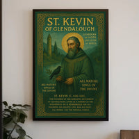 St. Kevin of Glendalough Poster PosterGoat