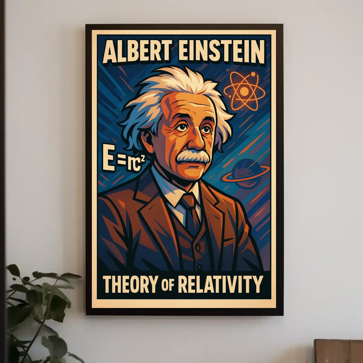 Albert Einstein Theory Of Relativity Poster