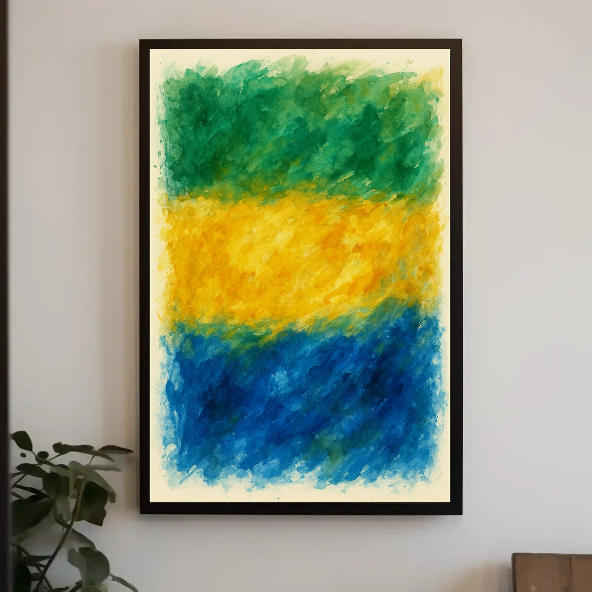 Abstract Color Harmony Abstract Poster