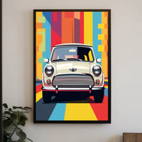 Retro Car Vibes Poster PosterGoat
