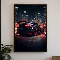 Urban Night Racer Poster PosterGoat