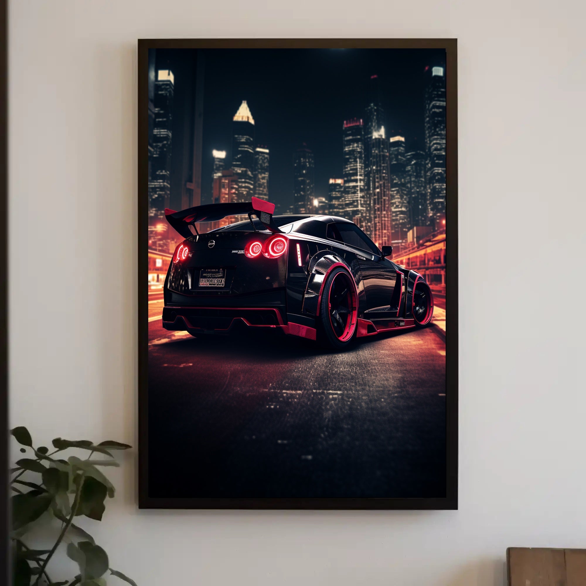Urban Night Racer Poster PosterGoat